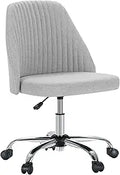 DUMOS Office Desk Chair Small Mid Century Modern Vanity Swivel