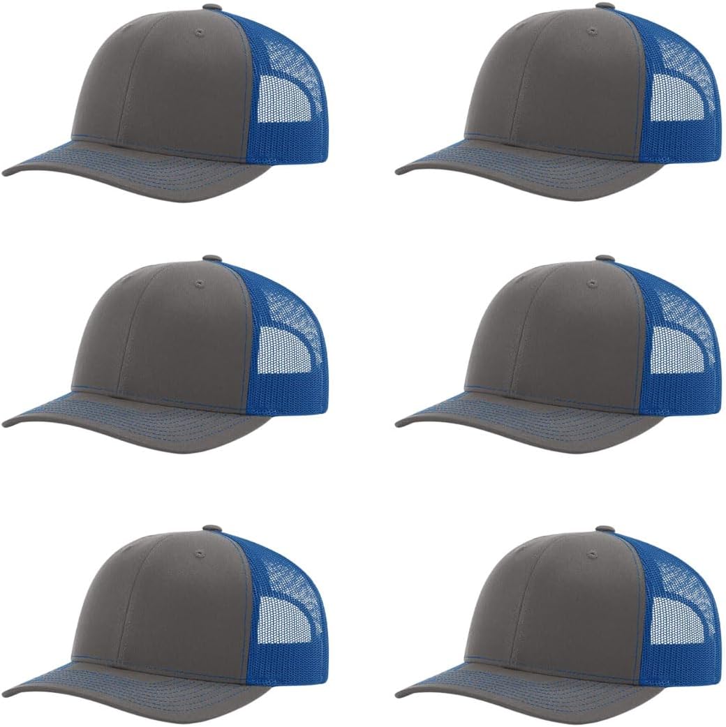 Richardson 112 Classic Six-Panel Adjustable Snapback Trucker Cap