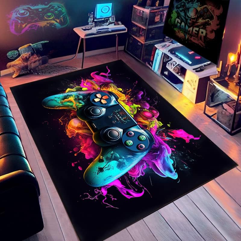 NEBOTON Gamer Rug - Level Up Your Boys Room!