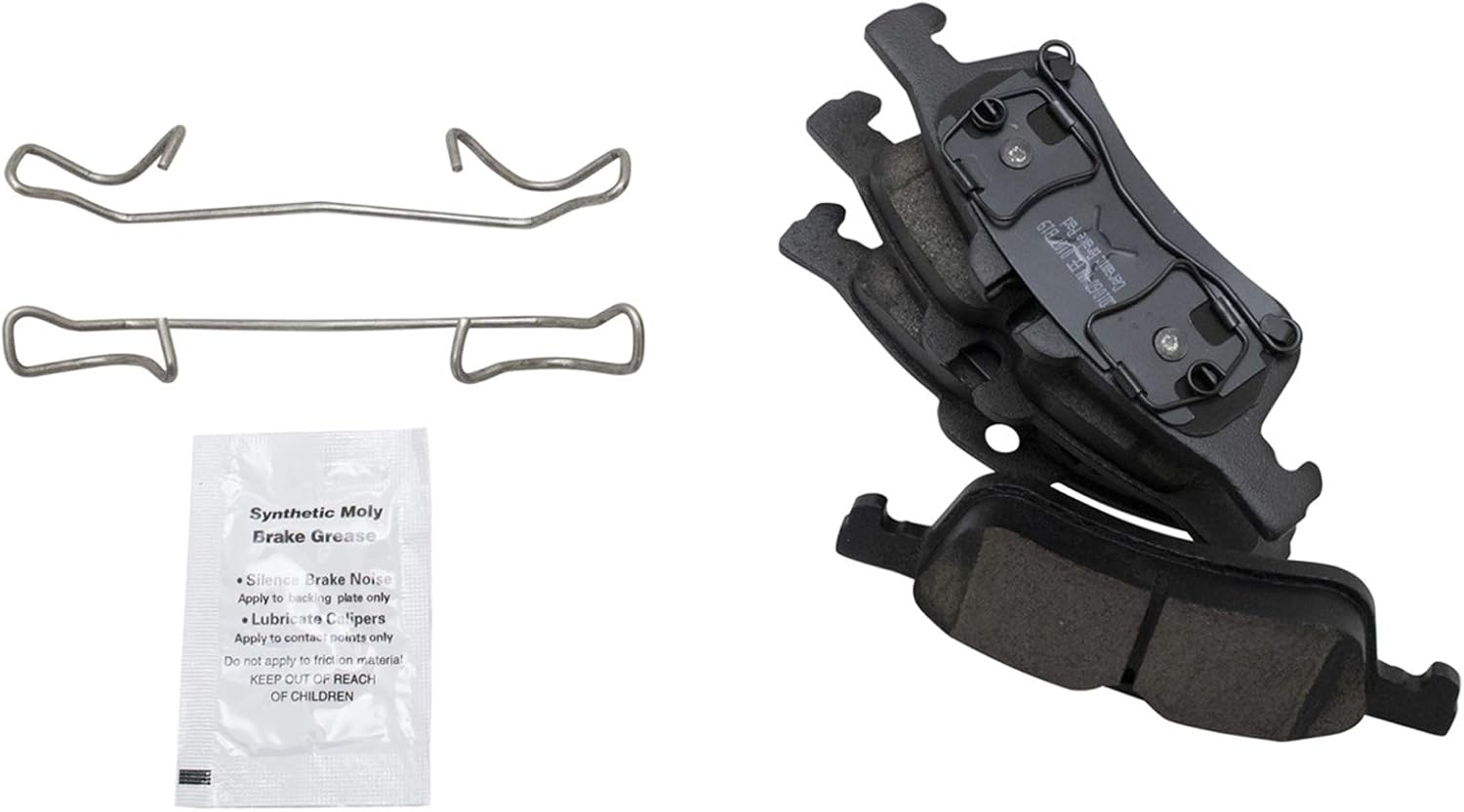 TRQ Rear Brake Pads Ceramic for 2002-2008 Mini Cooper Vehicles