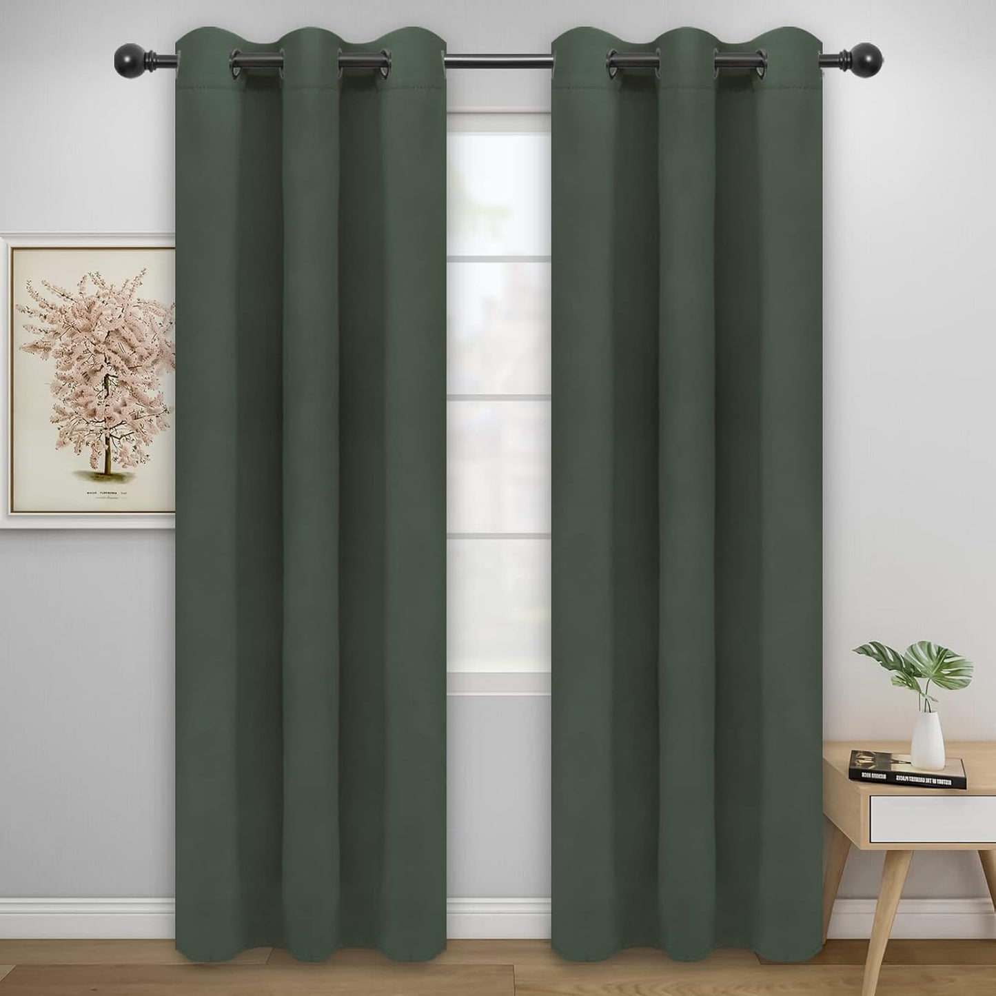 Easy-Going Blackout Curtains for Bedroom and Living Room Use
