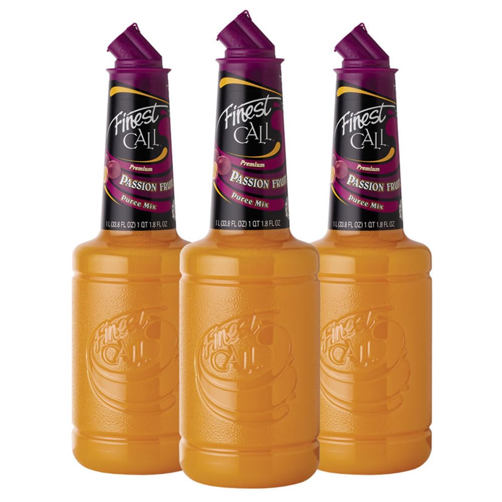 Finest Call Premium Passion Fruit Puree Mix, 3-Pack for Cocktails