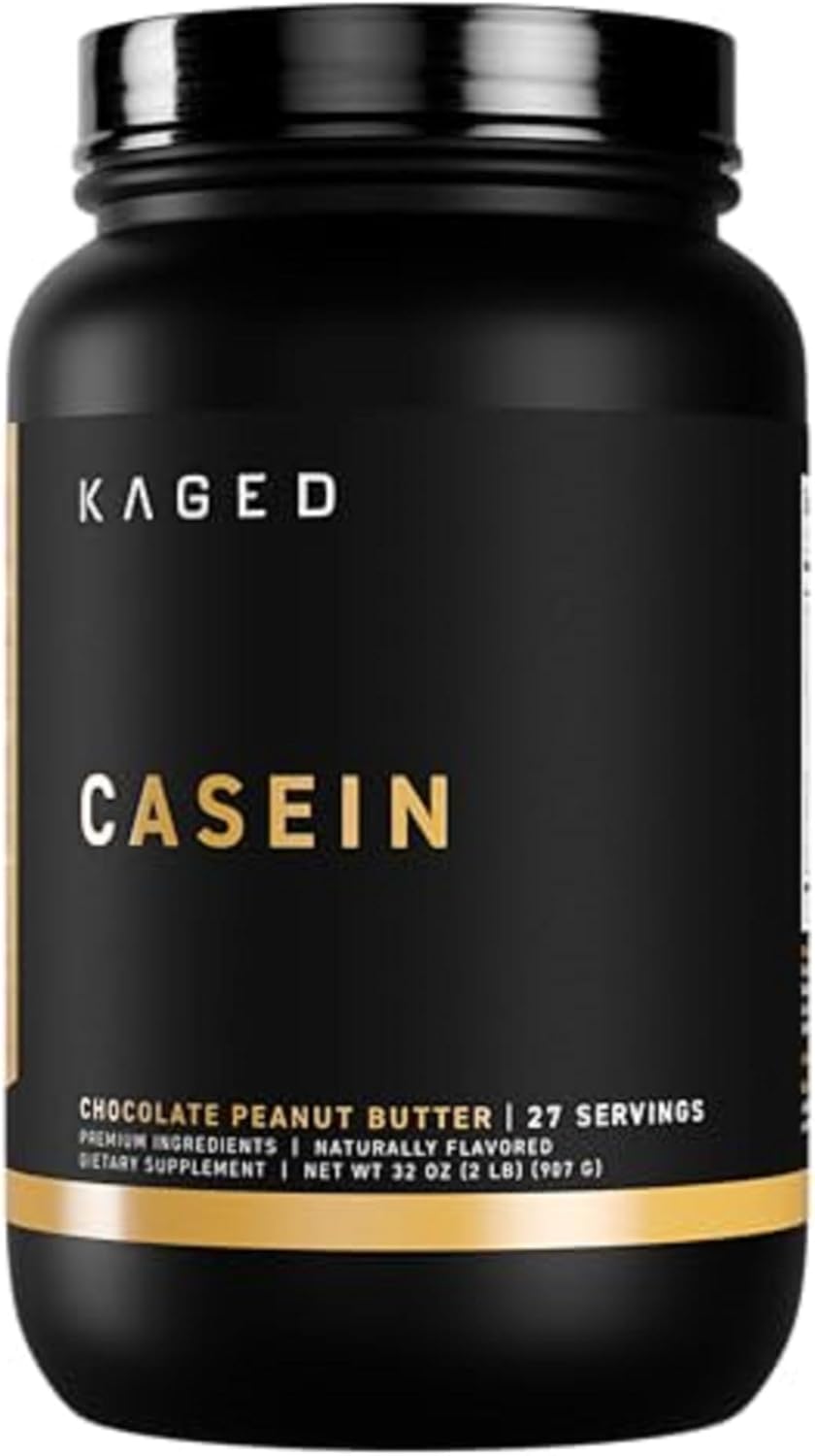 Kaged Premium Casein Protein Powder for Muscle Recovery