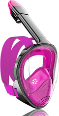 Full Face Snorkel Mask for Adults - 180 Degree Panoramic View Snorkels