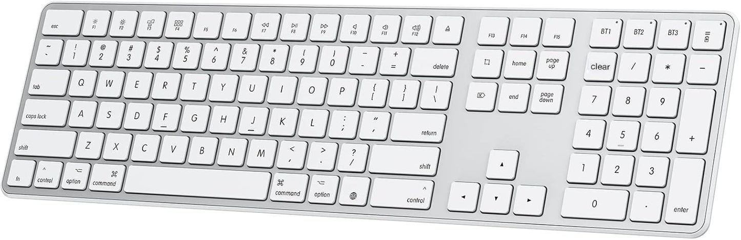 OMOTON Wireless Keyboard: Multi-Device, Rechargeable, Mac Compatible