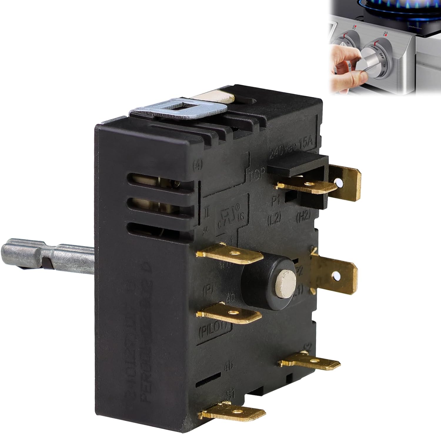 Upgrade DG44-01006A Control Switch for Samsung Range Regulator