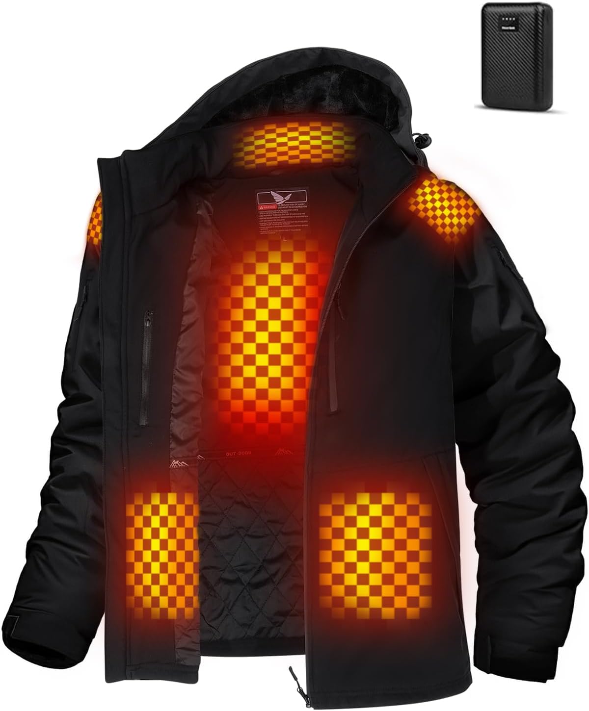 Heated Jacket for Men with Btter Pack for Ultimate Warmth
