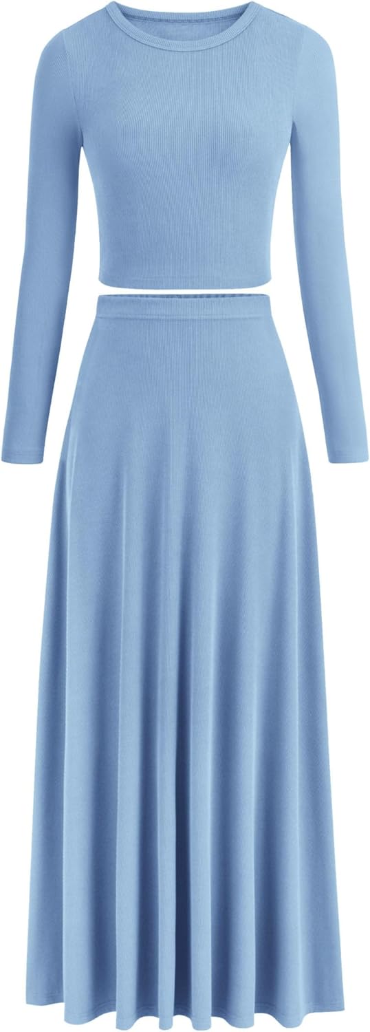 PRETTYGARDEN Women Fall Spring 2 Piece Outfits for Casual Style