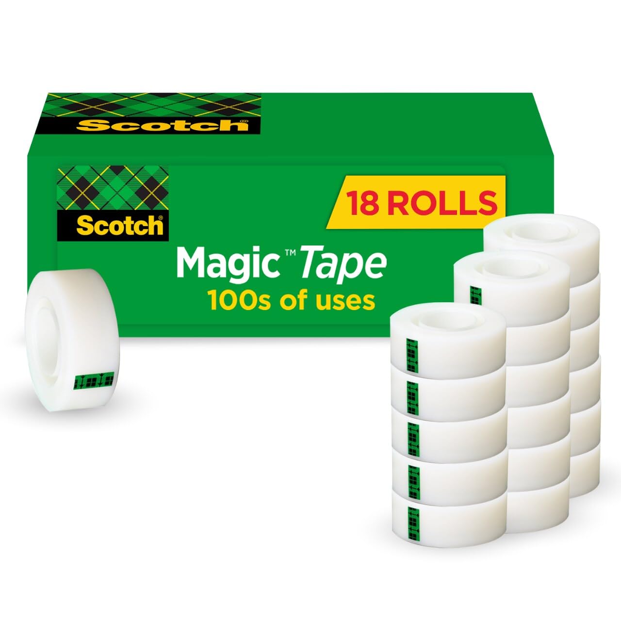 Scotch Magic Tape for Invisible Repairs and Holiday Gift Wrapping