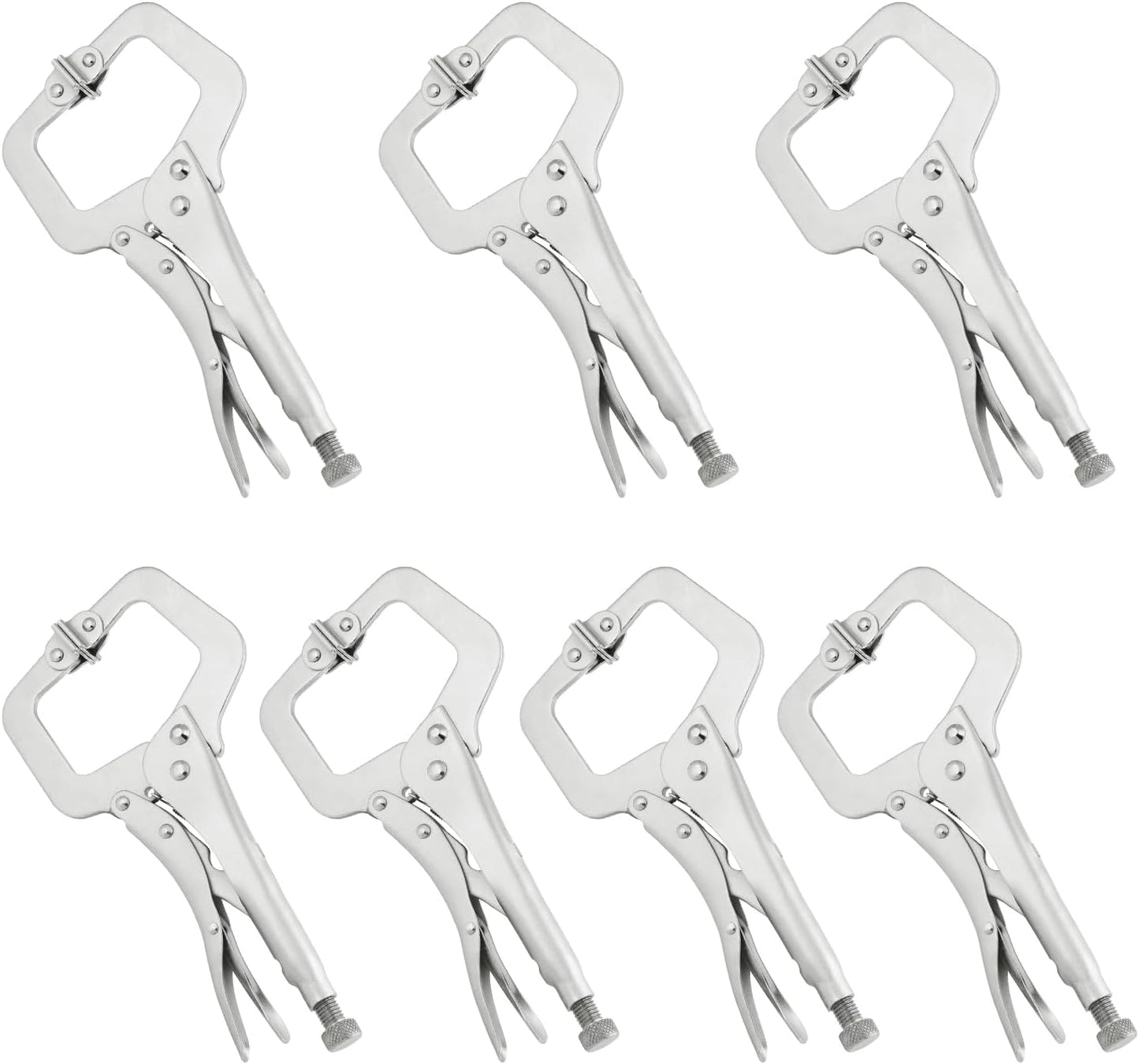 GENHAKON 7 Pack 11 Inch C Clamp Locking Pliers Review