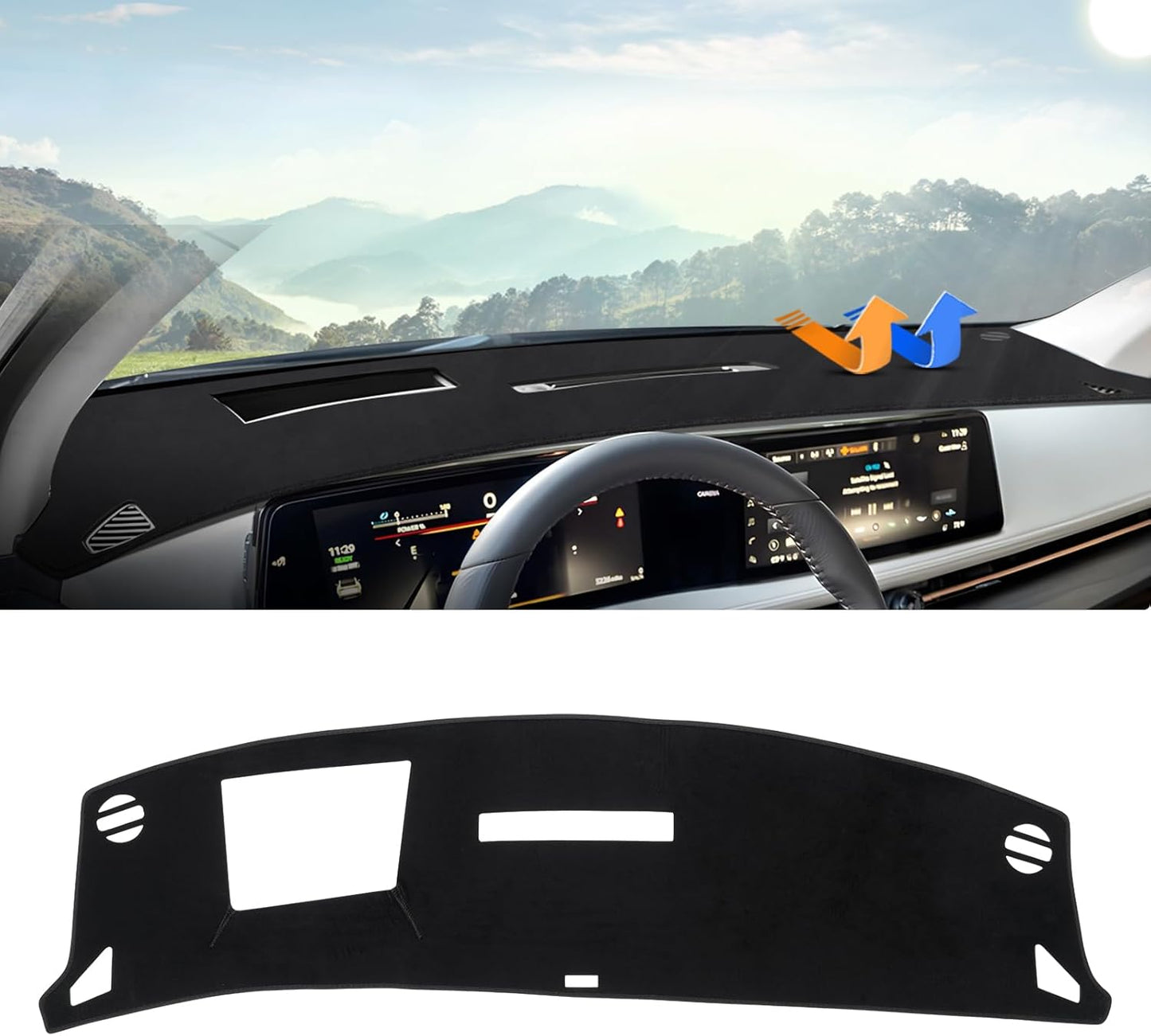 Autorder Dashboard Cover Mat for 2023-2026 Nissan Ariya
