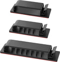Cable Management Clips 20Pcs Cord Organizers - Tidy Desk & TV Cables