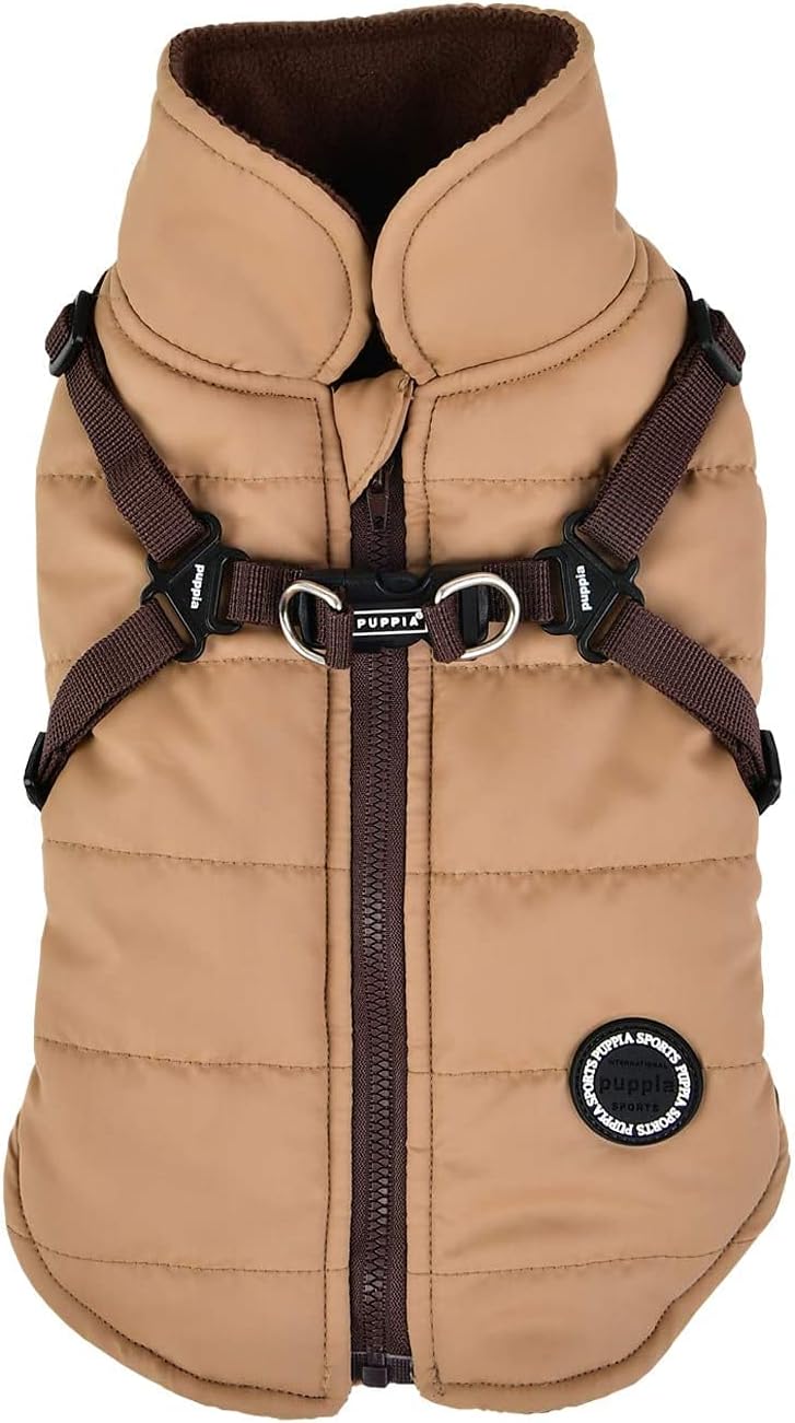 Puppia Mountaineer Winter Dog Coat with Integrated Harness