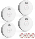 Jemay Smoke Detector 10-Year Battery Photoelectric Alarm - Reliable