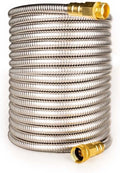 Flexible Metal Garden Hose 25ft Stainless Steel - Anti-Kink
