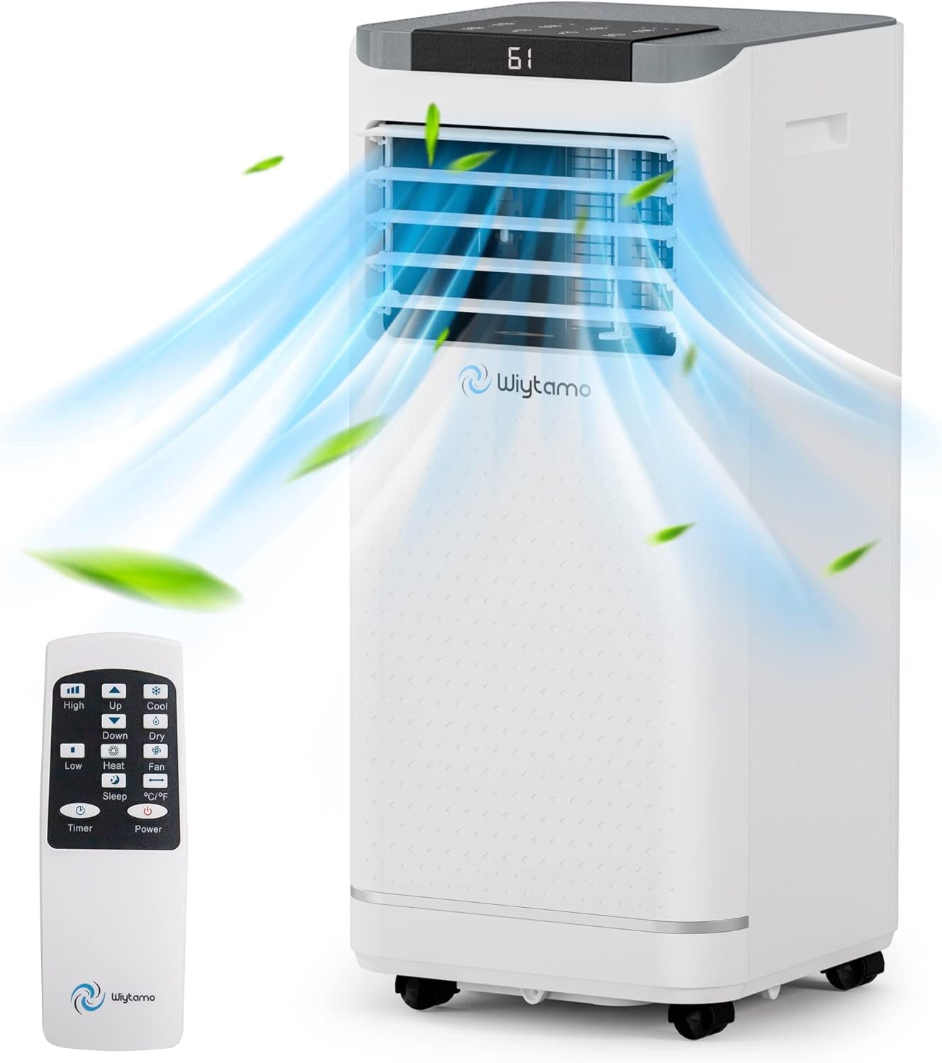 10,000 BTU 4-in-1 Portable AC with Heater - Powerful Cooling & Heating
