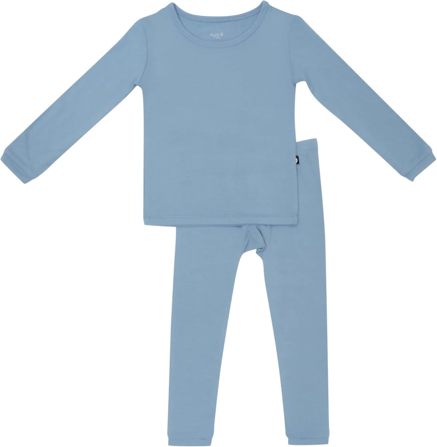 KYTE BABY Toddler Pajama Set - Soft Bamboo Rayon Pjs for Kids