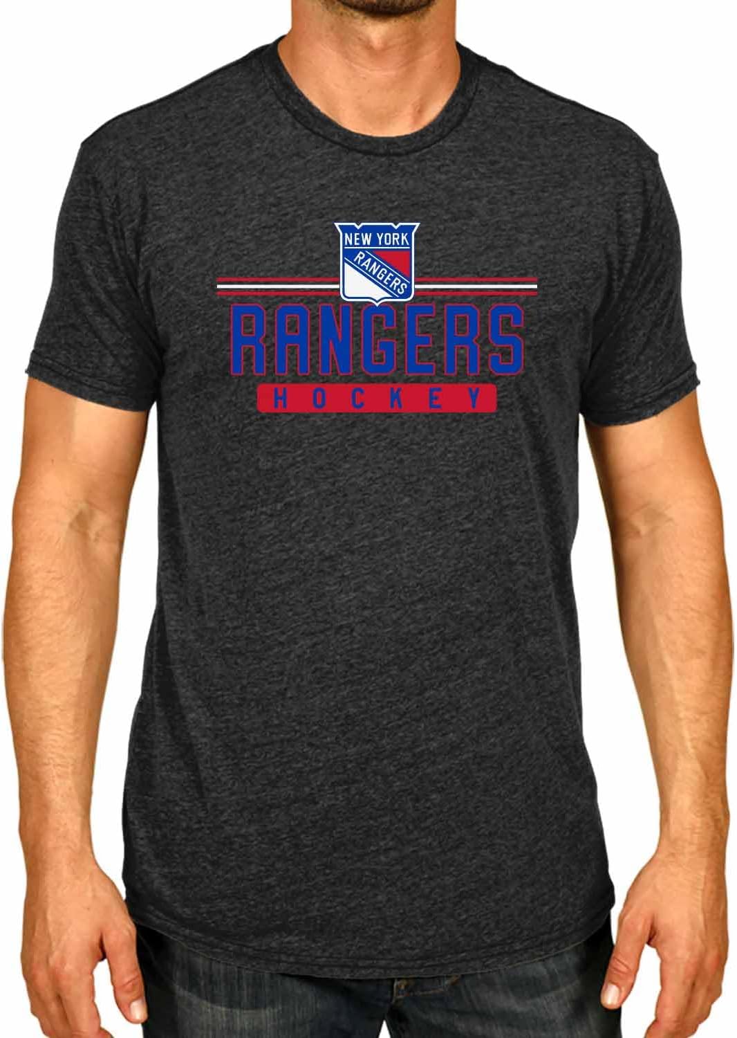 NHL Heather Charcoal True Fan Hockey T-Shirt for Ultimate Comfort