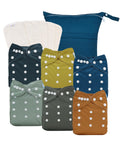 Baby Reusable Neutral Cloth Diapers One Size Adjustable - Budget Cloth