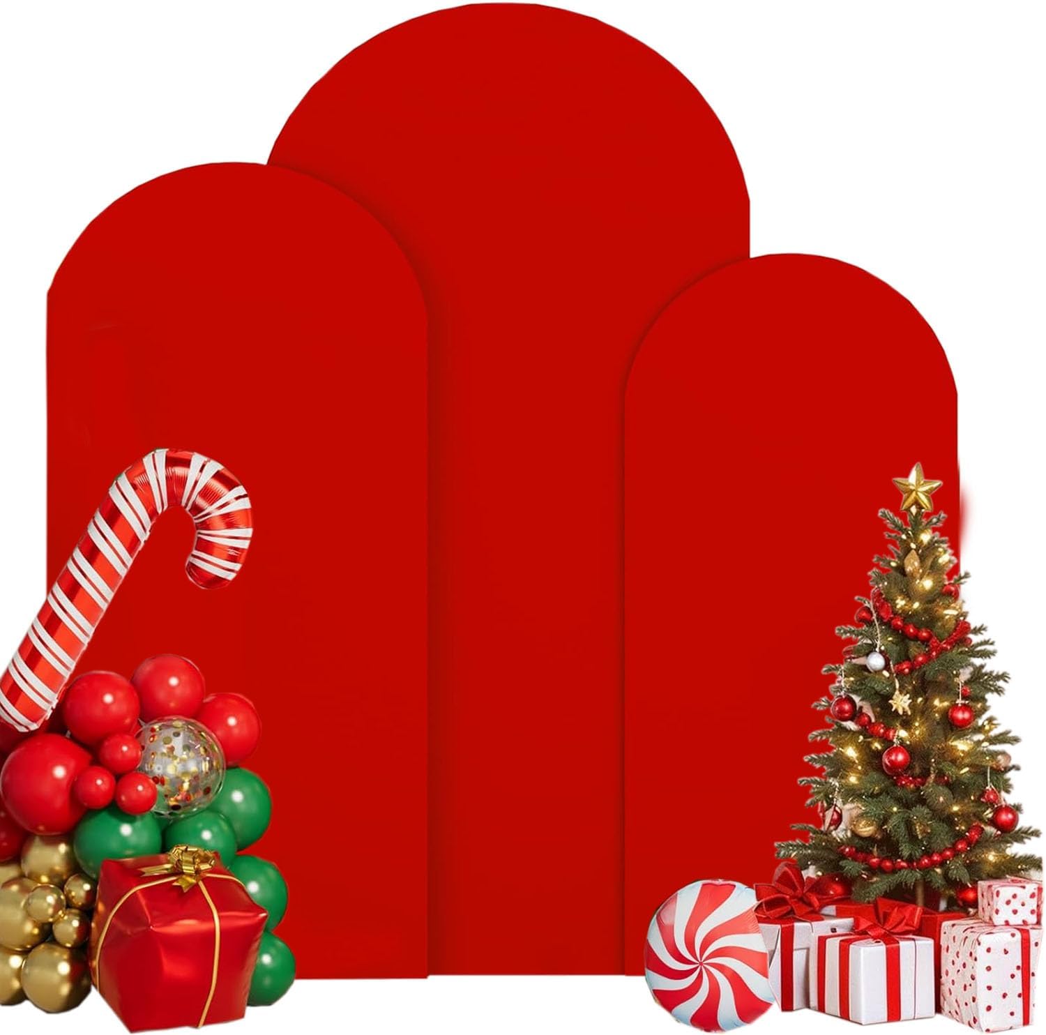 Wedding Arch Cover Set of 3 for Elegant Party Decorations