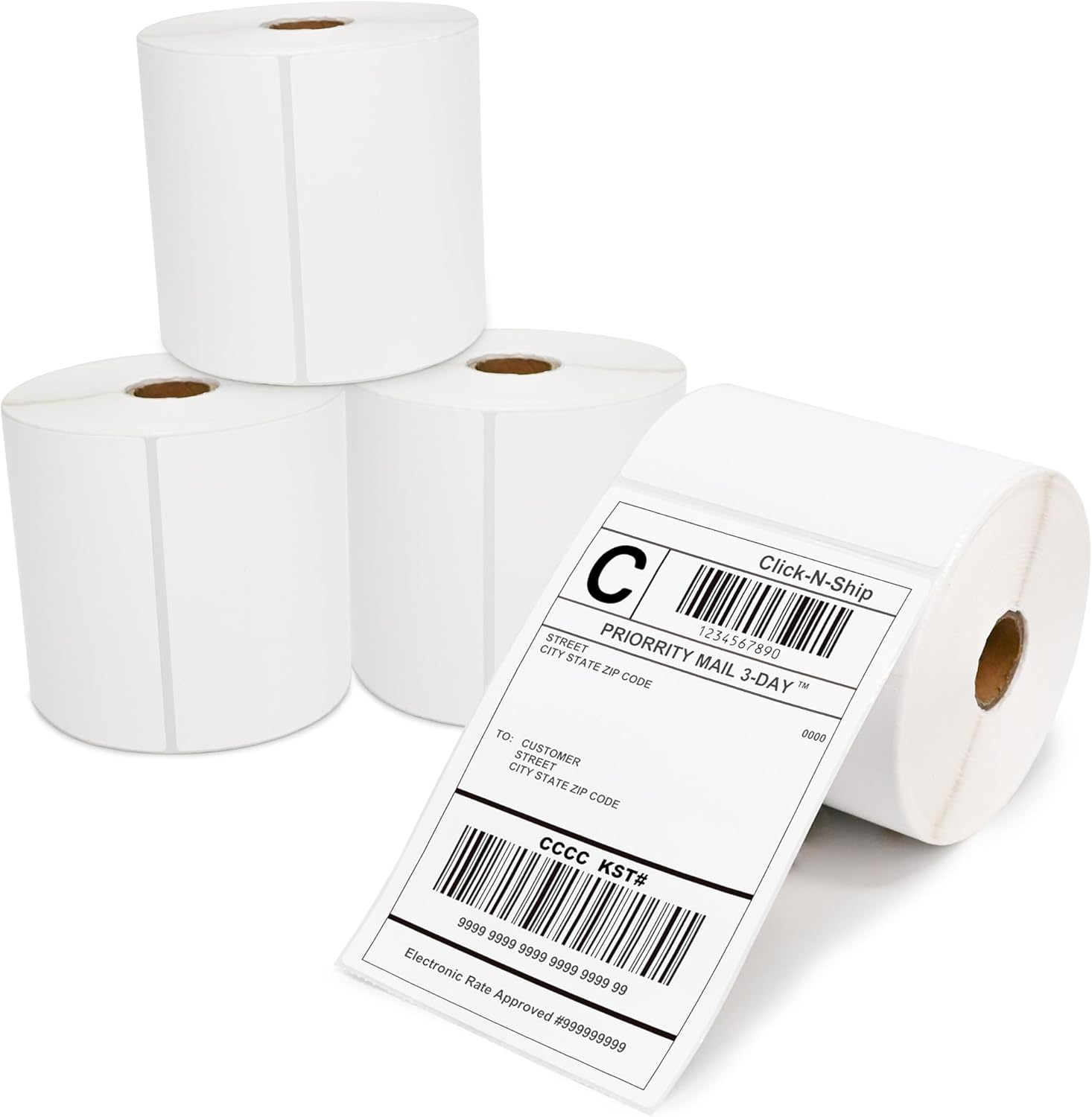 L LIKED 1800 PCS 4x6 Direct Thermal Shipping Labels for Zebra