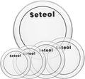 5 Pieces Drum Heads Kit 10ft 12ft 14ft 16ft 22ft Clear Drumhead Pack