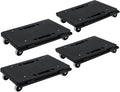 Nellyke Furniture Dolly 4 Pack Small Flat Moving Dolly - Connectable