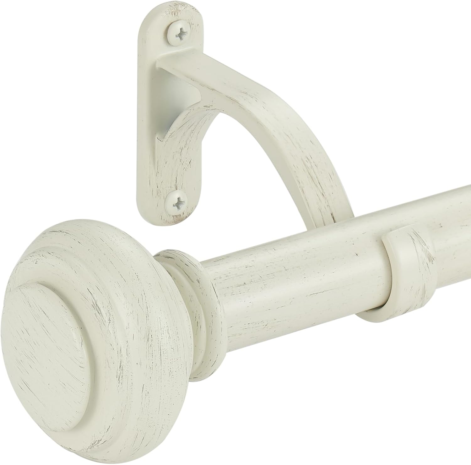 72-144 Inches Adjustable Curtain Rods for Heavy Curtains