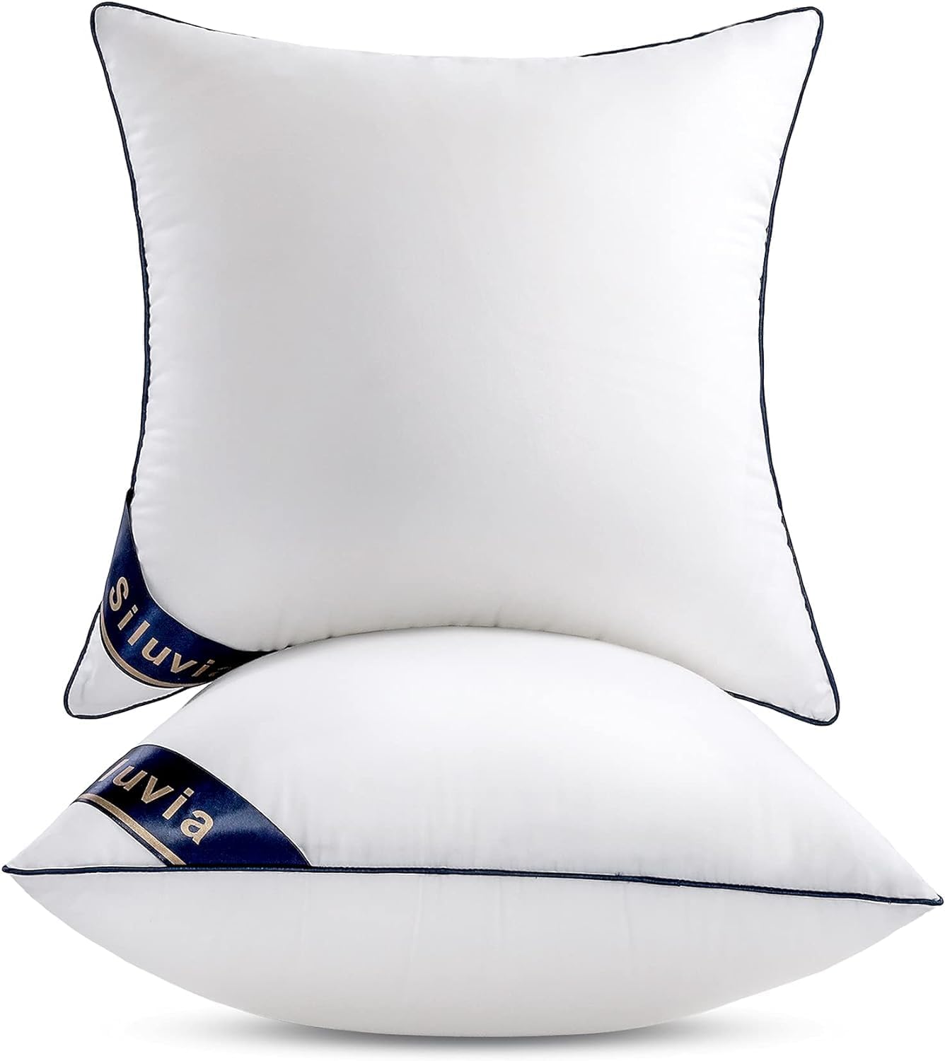 Siluvia 28x28 Pillow Insert Set of 2 for Sofa and Bed Comfort
