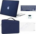 MacBook Air 13 in Hard Shell Case + Sleeve & Accessories - Navy Blue