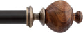 Deco Window Adjustable Brown Curtain Rods 36 to 66 in - Heavy Duty 1