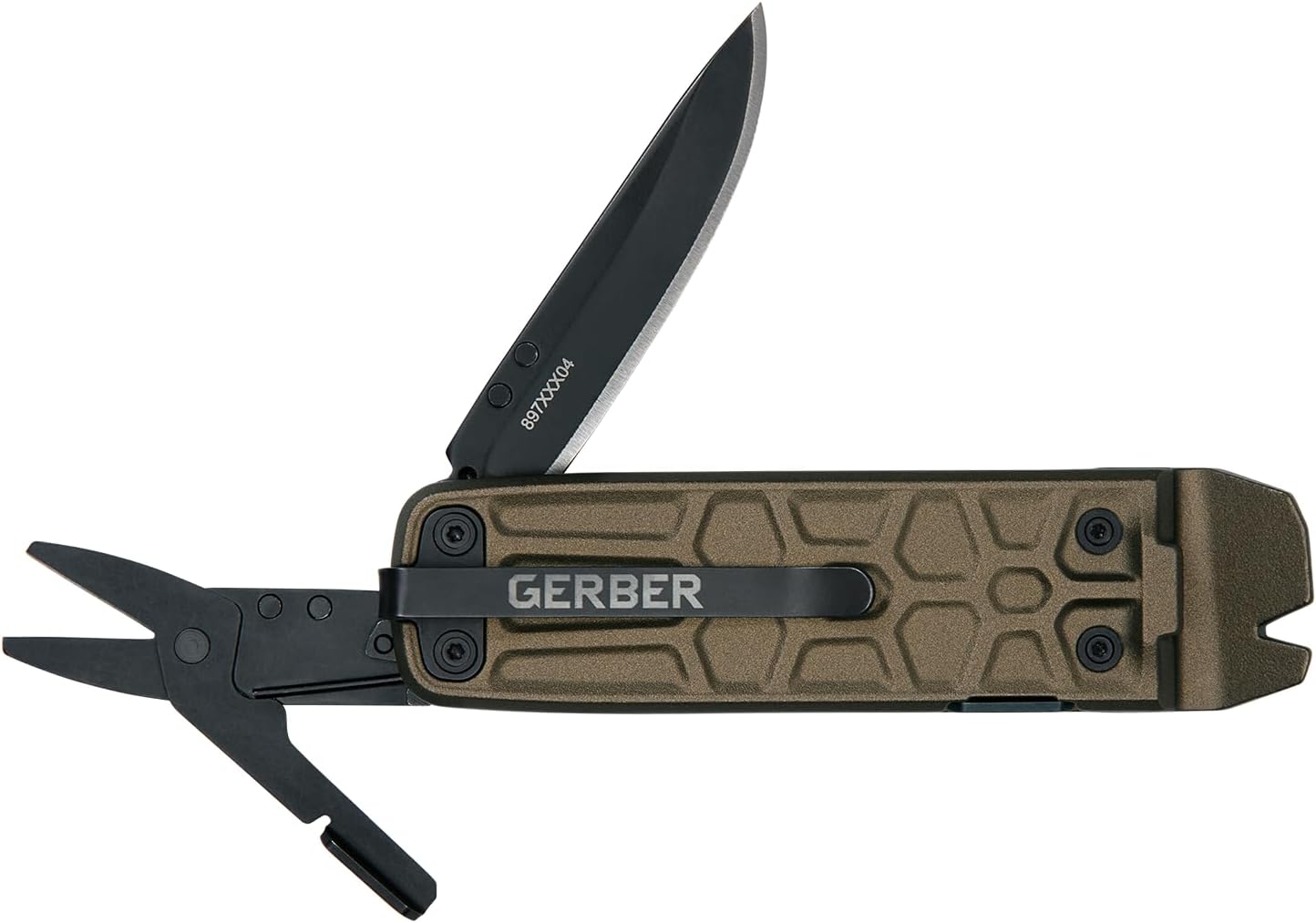 Gerber Gear Lockdown Slim Pry 7-in-1 Keychain Multitool