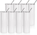Sublimation 30 OZ Skinny Tumbler 8 Pack - Ready for Press
