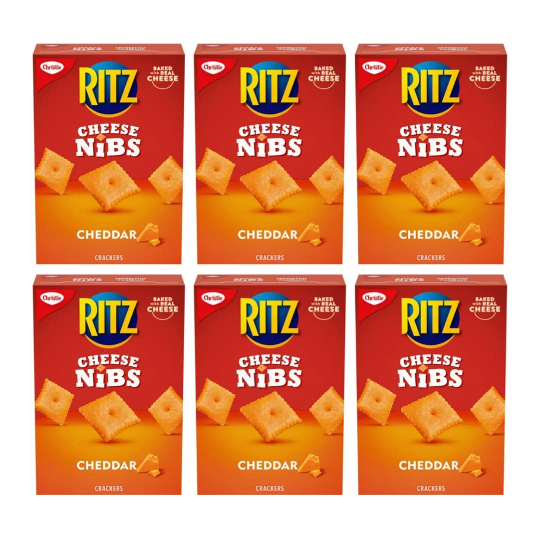 Ritz Cheese Nibs Crackers - Baked with Real Cheese Snack Pack