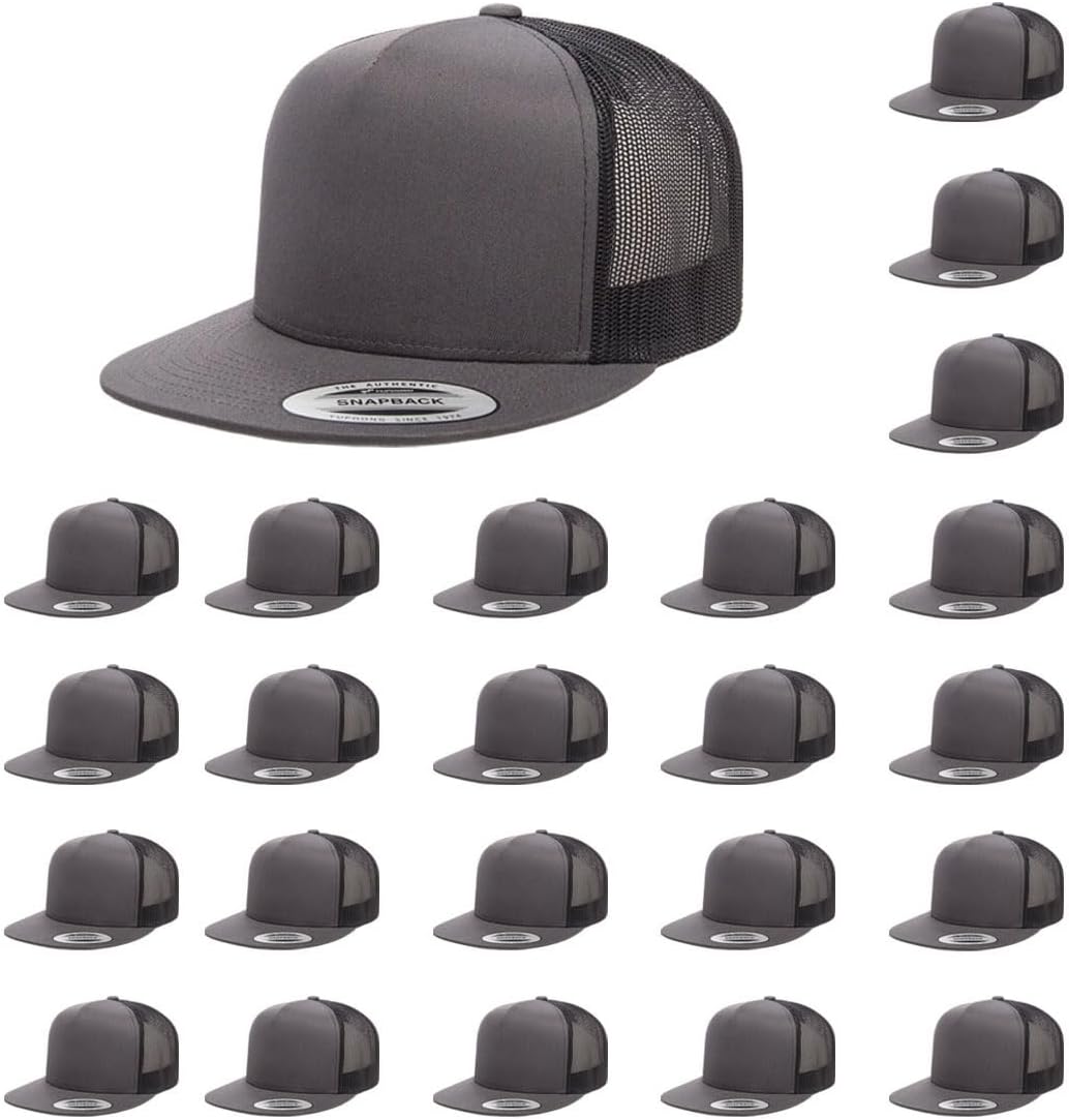 Yupoong 5-Panel Classic Trucker Cap for Stylish Comfort