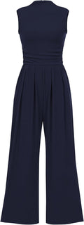 PRETTYGARDEN Womens Summer Jumpsuits - Dressy Wide Leg Romper