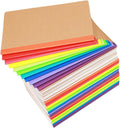 48 Pack A5 Kraft Notebook Blank Pages - Compact Sketch Books for Notes