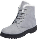 Women Winter Snow Boots Lace Up Comfortable Non Slip Ankle Boots
