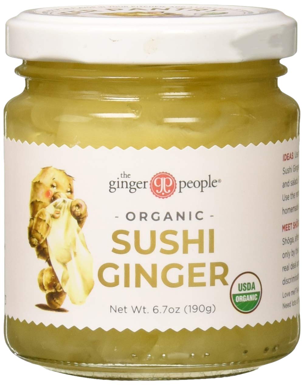Organic Sushi Ginger from The Ginger People - Pure & Delicious