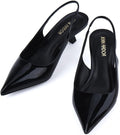 Slingback Heels for Women Low Heels Kitten Pumps - Dressy 1.9in