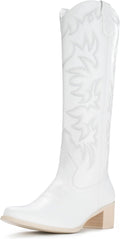 IUV Cowboy Boots For Women Knee High Western Cowgirl (Style 57QR)