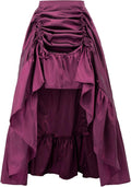 Scarlet Darkness Women's High-Low Renaissance Pirate Skirt - Gothic
