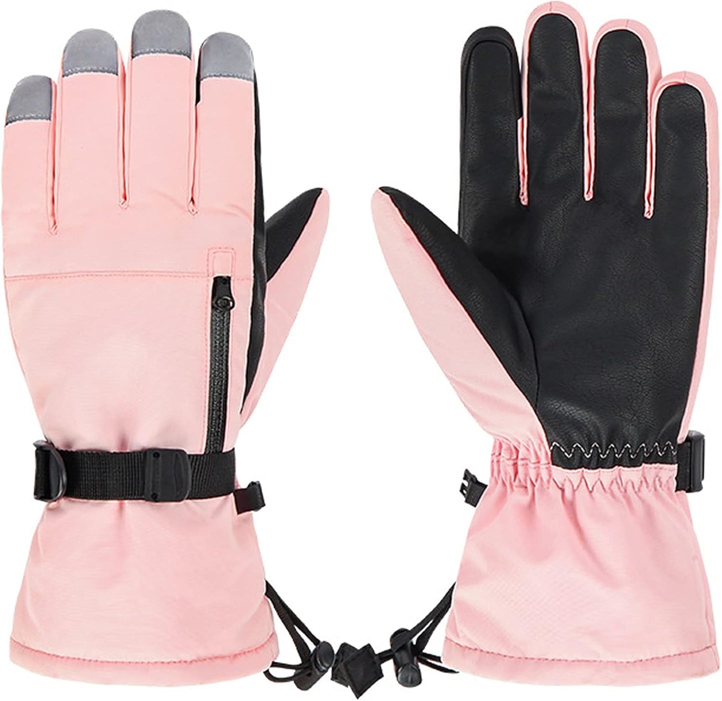 Zando Waterproof Winter Snow Gloves - Stay Warm & Cozy