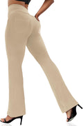 VOOVEEYA Women's Bootcut Leggings - Flattering High Waist Fit