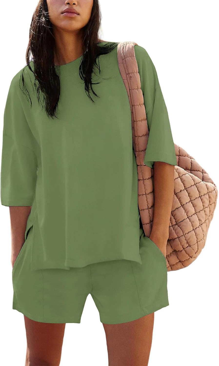 Womens Shorts Sets 2 Piece Outfits Summer 2025 for Comfort