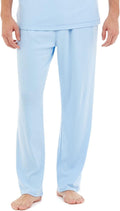Men's Soft Knit Sleep Lounge Pant - Lightweight Cotton-Poly PJ Pant