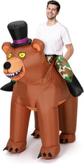 Adult Inflatable Ride On Bear Costume - Fun Inflatable Halloween