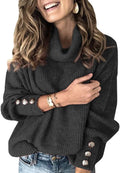 Women's Oversized Turtleneck Chunky Pullover Sweater - Cozy Winter get