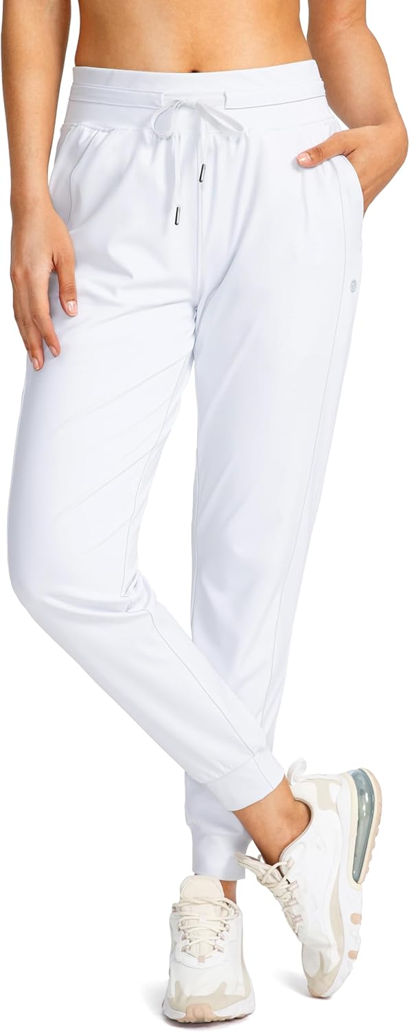 G Gradual Women's Joggers Pants with Zipper Pockets for Comfort