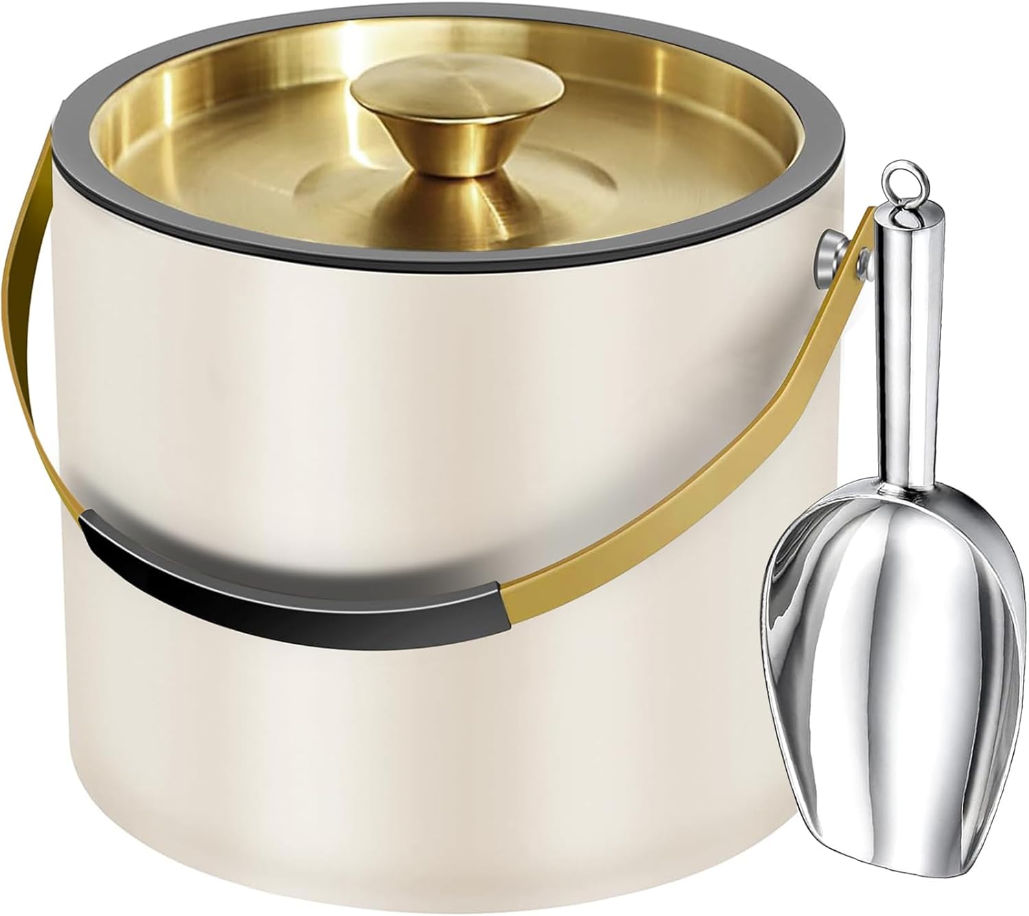 3.2L Modern Insulated Ice Bucket for Parties & Cocktail Bars
